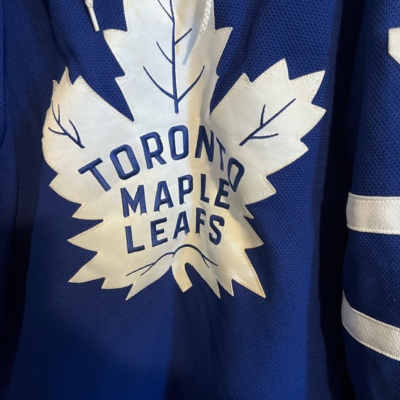 Reebok Blue and White Toronto Maple Leafs Jersey - Picture 4 of 5